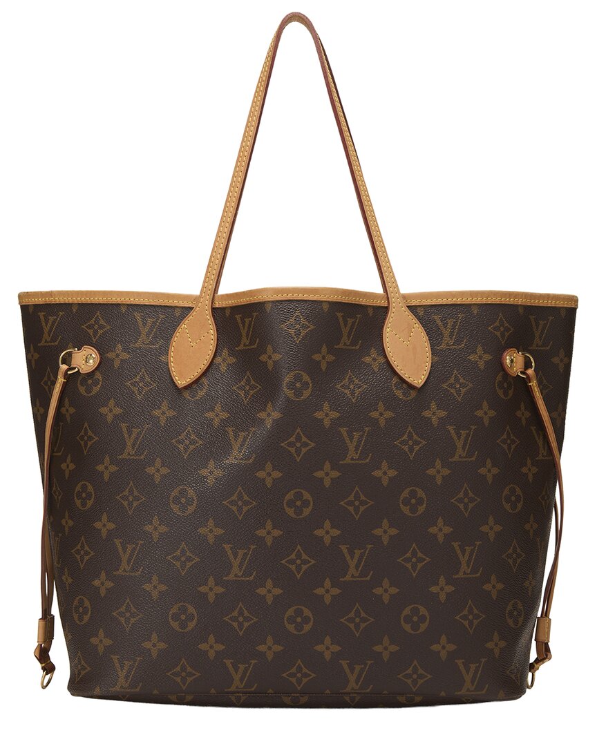 Louis Vuitton Brown Monogram Canvas Neverfull Mm (   )