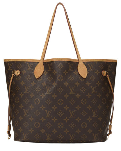 Louis Vuitton Brown Monogram Canvas Neverfull Mm (   )