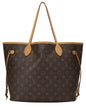 Louis Vuitton Brown Monogram Canvas Neverfull Mm (   )