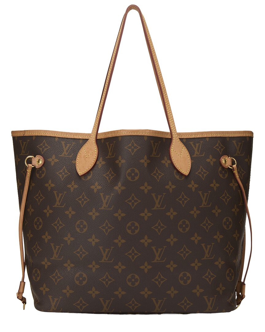 Louis Vuitton Brown Monogram Canvas Neverfull Mm (   )