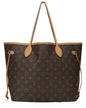 Louis Vuitton Brown Monogram Canvas Neverfull Mm (   )