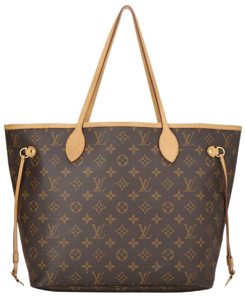 Louis Vuitton Brown Monogram Canvas Neverfull Mm (   )