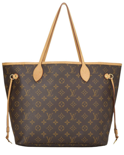 Louis Vuitton Brown Monogram Canvas Neverfull Mm (   )