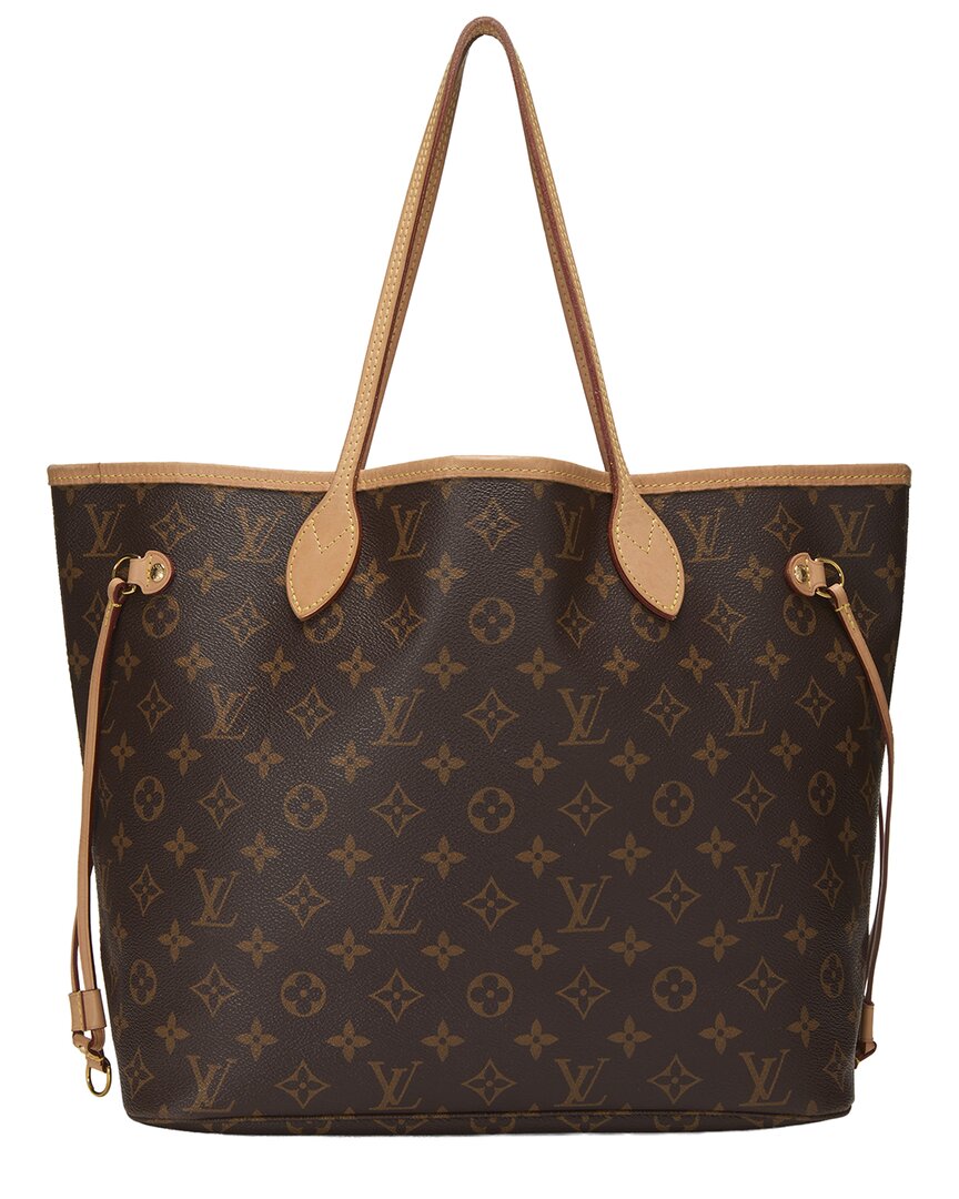 Louis Vuitton Brown Monogram Canvas Neverfull Mm (   )