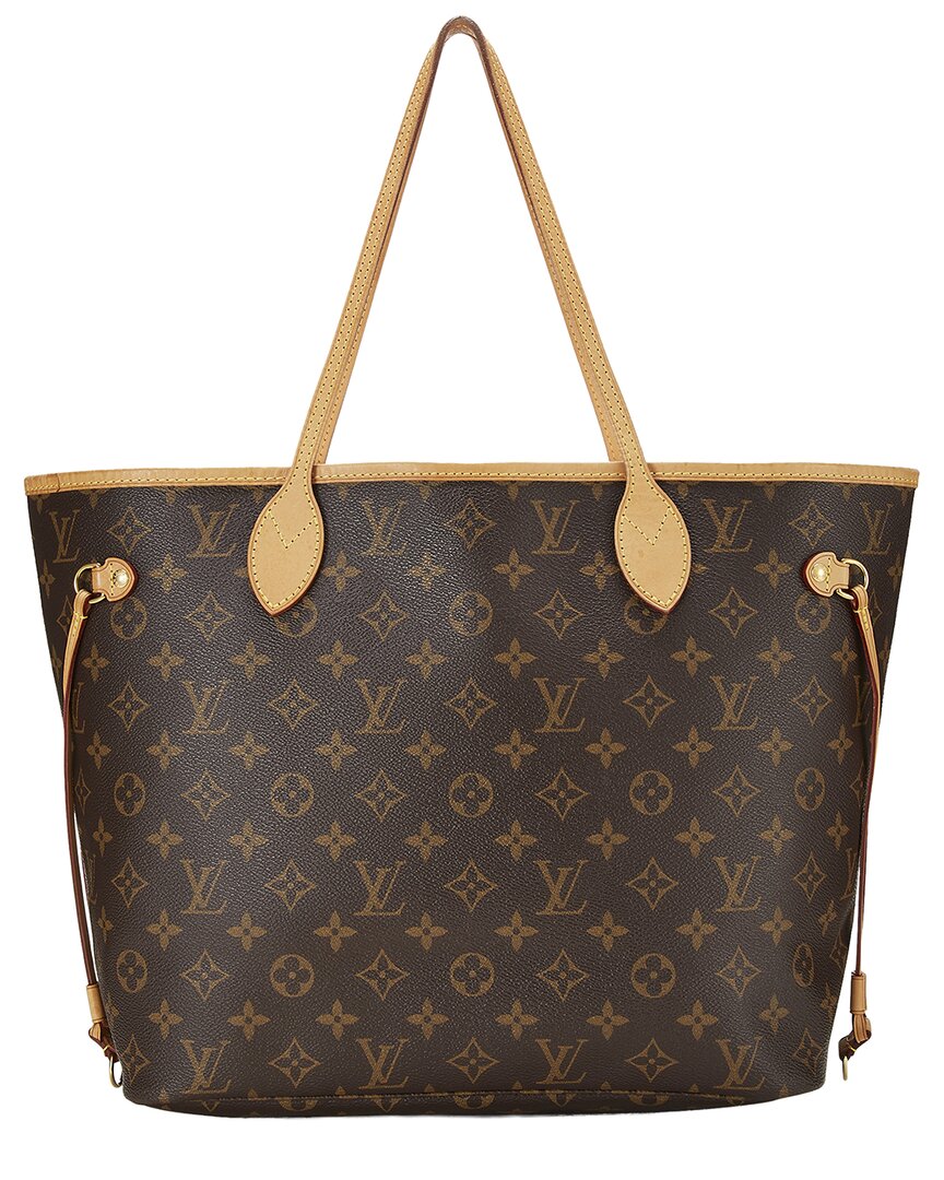 Louis Vuitton Brown Monogram Canvas Neverfull Mm (   )