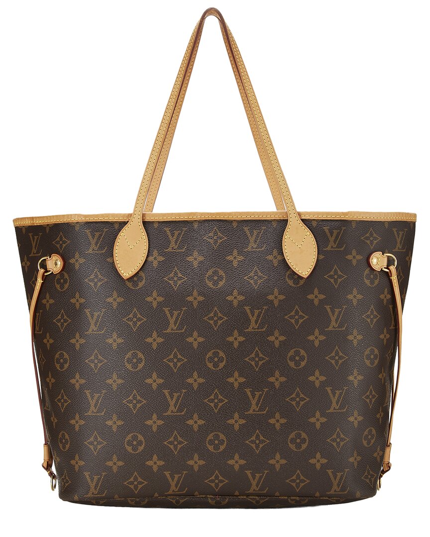 Louis Vuitton Brown Monogram Canvas Neverfull Mm (   )
