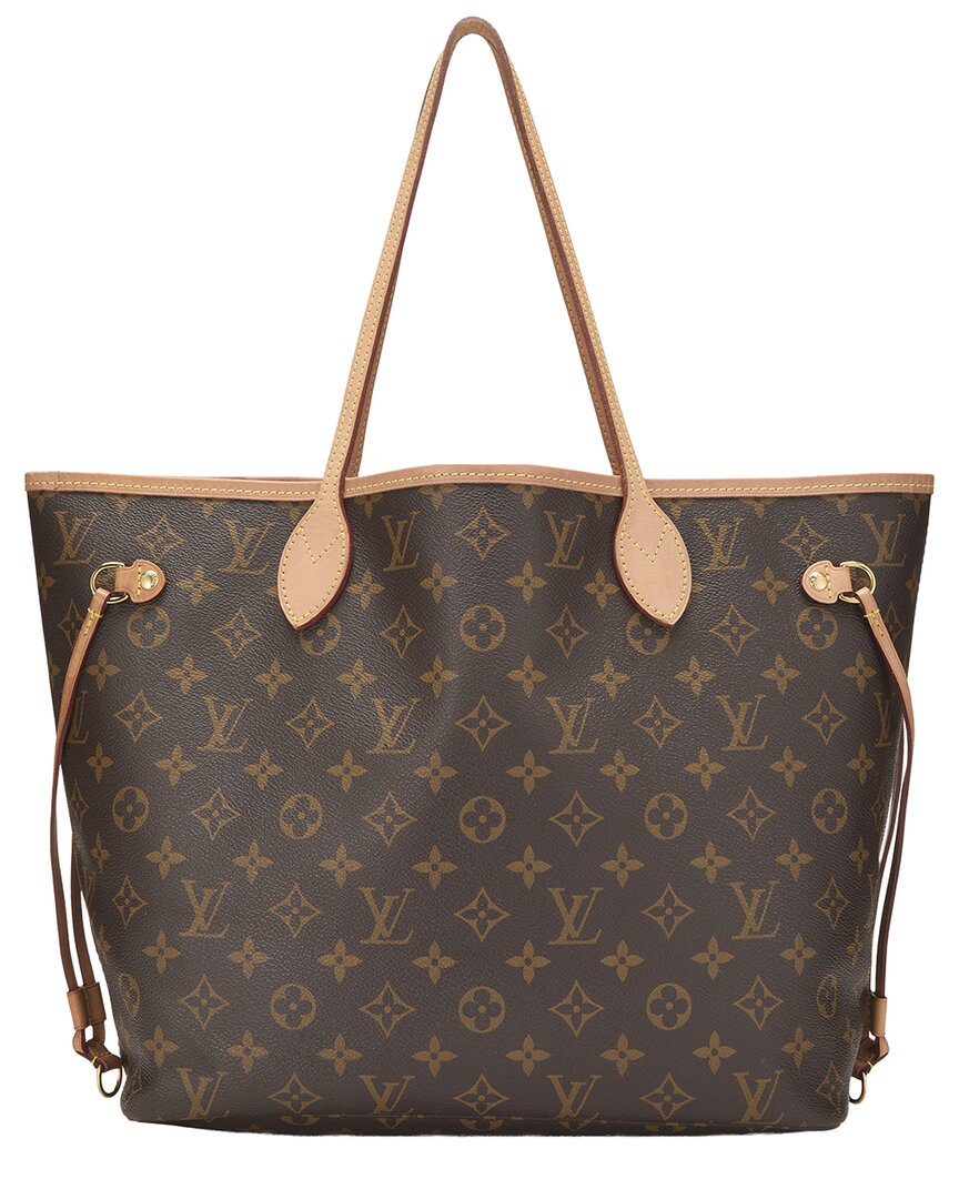 Louis Vuitton Brown Monogram Canvas Neverfull Mm (   )