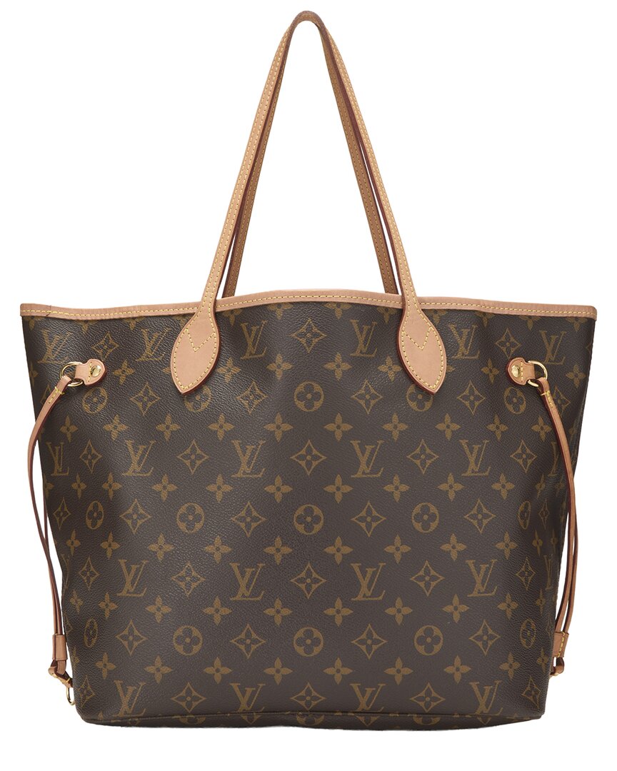 Louis Vuitton Brown Monogram Canvas Neverfull Mm (   )