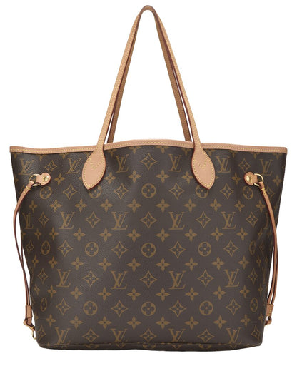 Louis Vuitton Brown Monogram Canvas Neverfull Mm (   )
