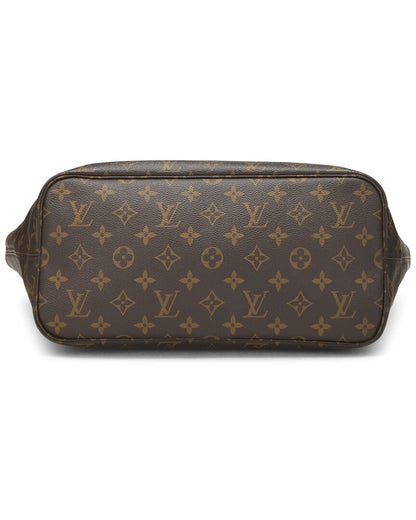 Louis Vuitton Brown Monogram Canvas Neverfull Mm (   )