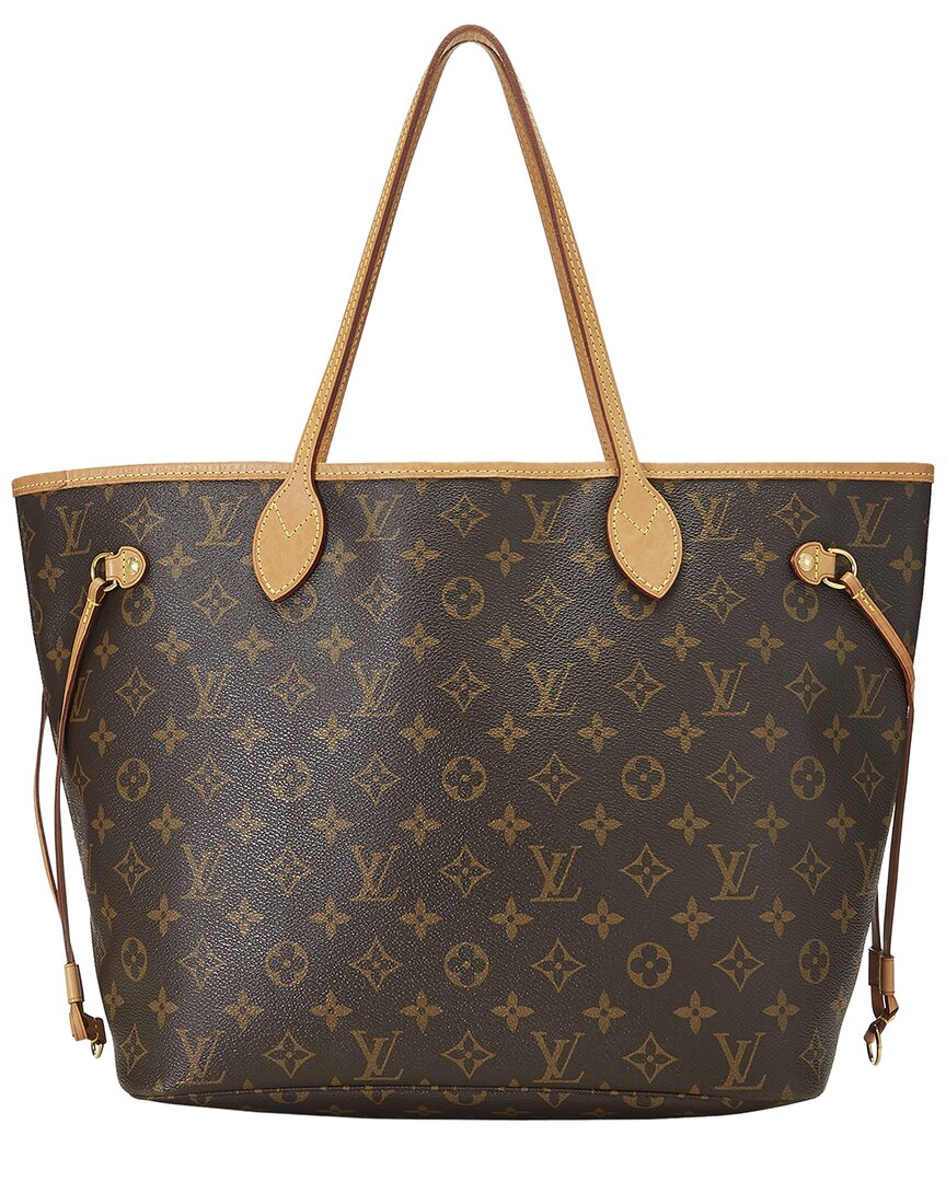 Louis Vuitton Brown Monogram Canvas Neverfull Mm (   )