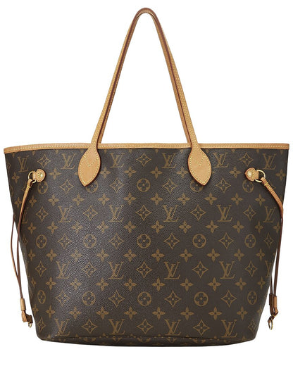 Louis Vuitton Brown Monogram Canvas Neverfull Mm (   )
