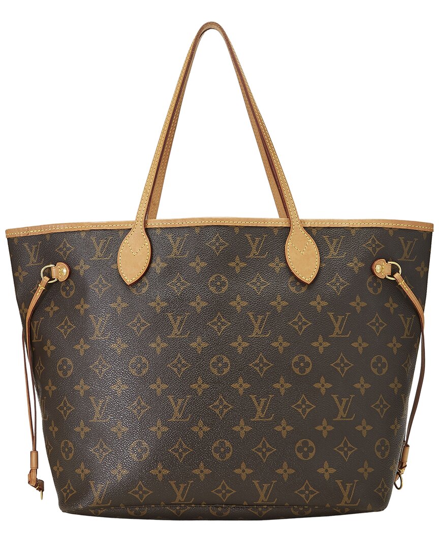 Louis Vuitton Brown Monogram Canvas Neverfull Mm (   )