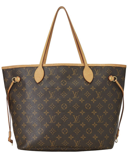 Louis Vuitton Brown Monogram Canvas Neverfull Mm (   )