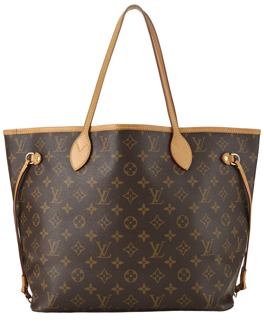 Louis Vuitton Brown Monogram Canvas Neverfull Mm (   )