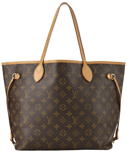 Louis Vuitton Brown Monogram Canvas Neverfull Mm (   )