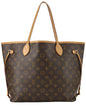 Louis Vuitton Brown Monogram Canvas Neverfull Mm (   )