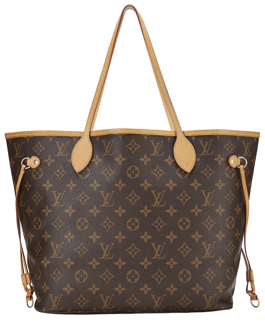 Louis Vuitton Brown Monogram Canvas Neverfull Mm (   )