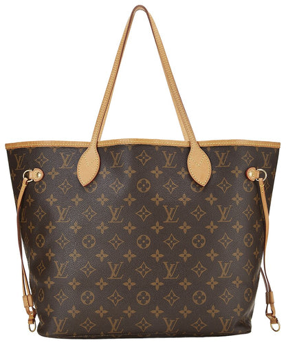 Louis Vuitton Brown Monogram Canvas Neverfull Mm (   )