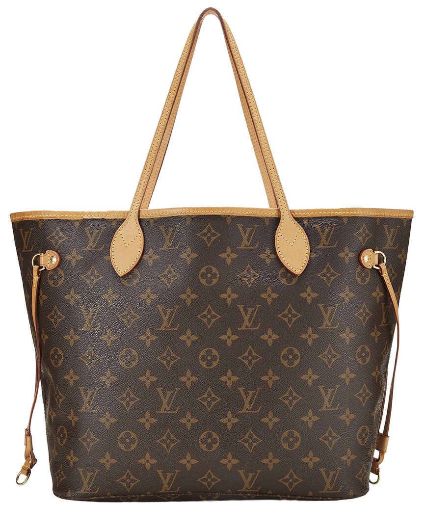 Louis Vuitton Brown Monogram Canvas Neverfull Mm (   )