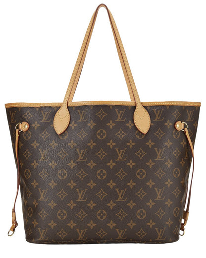 Louis Vuitton Brown Monogram Canvas Neverfull Mm (   )