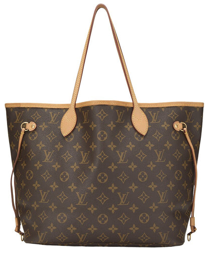 Louis Vuitton Brown Monogram Canvas Neverfull Mm (   )