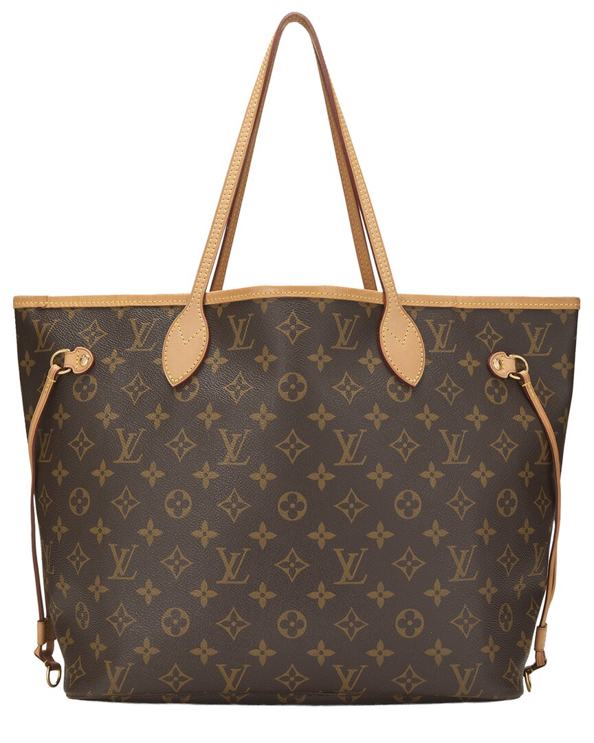 Louis Vuitton Brown Monogram Canvas Neverfull Mm (   )