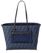 Fendi Ff Jacquard Canvas Reversible Tote
