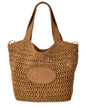 Tod's Logo Medium Raffia Tote