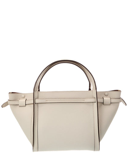 Tod's Logo Small Leather Tote