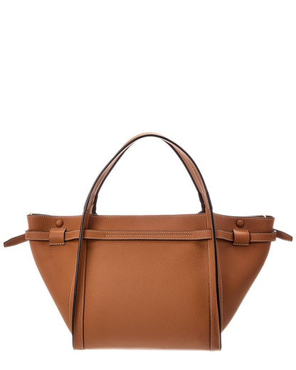 Tod's Logo Small Leather Tote