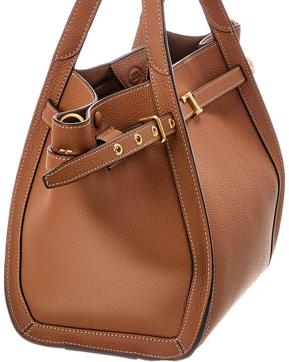 Tod's Logo Small Leather Tote