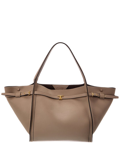 Tod's Logo Medium Leather Tote