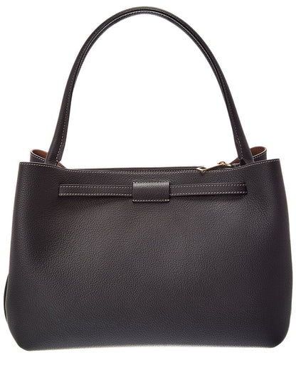 Tod's Logo Small Leather Tote