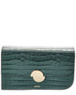 Jason Wu Croc-Embossed Leather Clutch