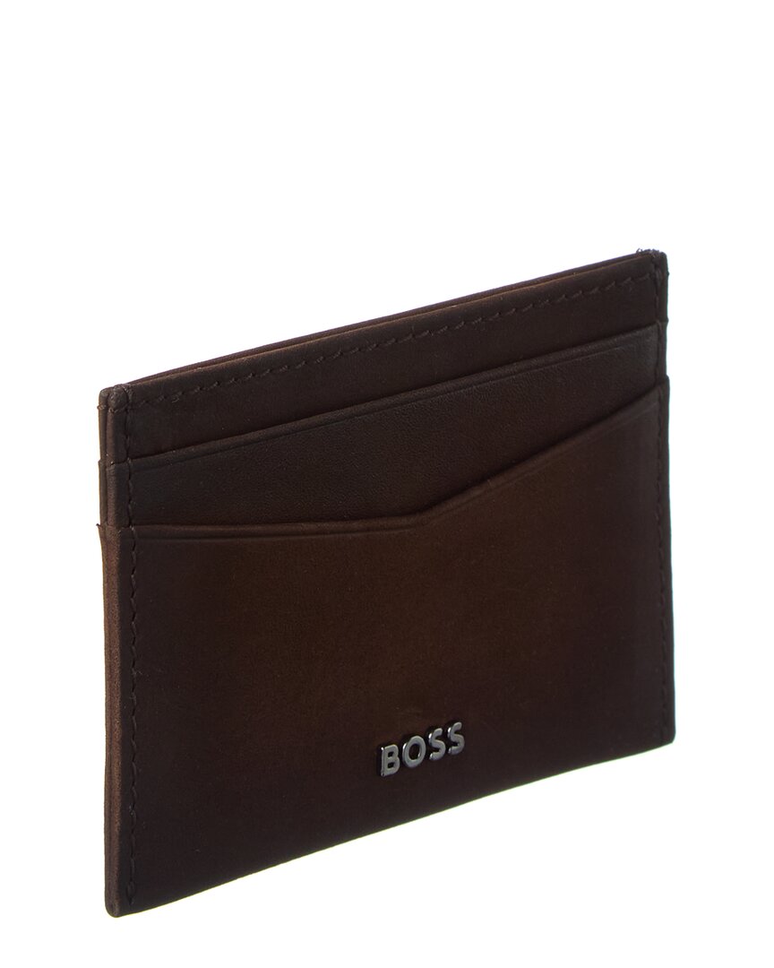 Hugo Boss New Crosstown Leather Card Holder