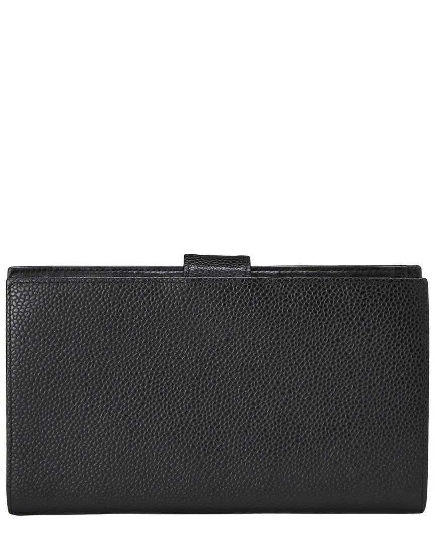 Chanel Black Caviar Leather Caviar 'Cc' Timeless Long Wallet (