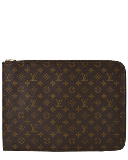 Louis Vuitton Brown Monogram Canvas Poche Documents Gm (   )