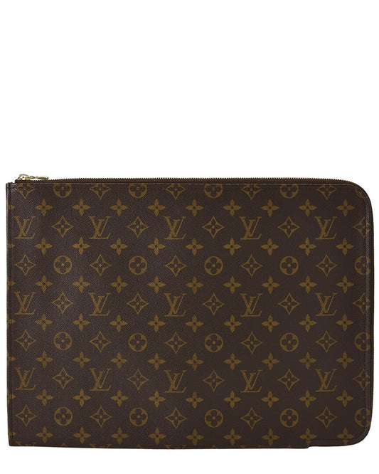 Louis Vuitton Brown Monogram Canvas Poche Documents Gm (   )