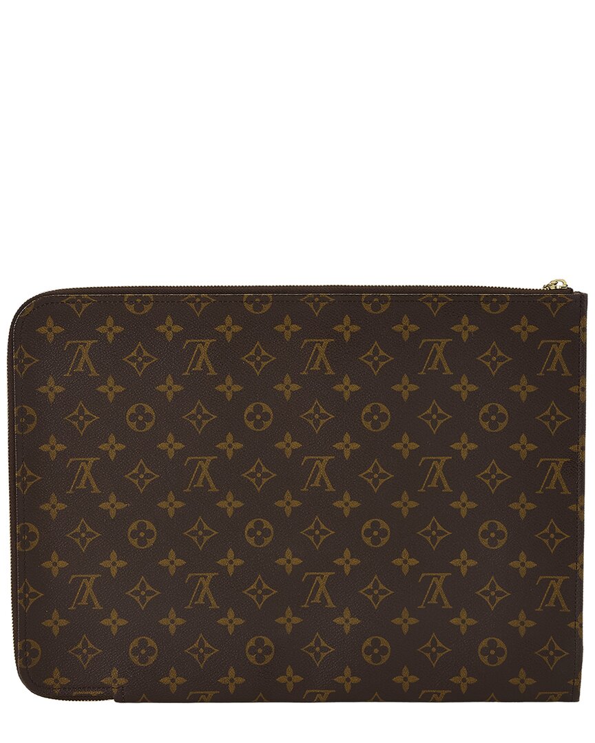 Louis Vuitton Brown Monogram Canvas Poche Documents Gm (   )