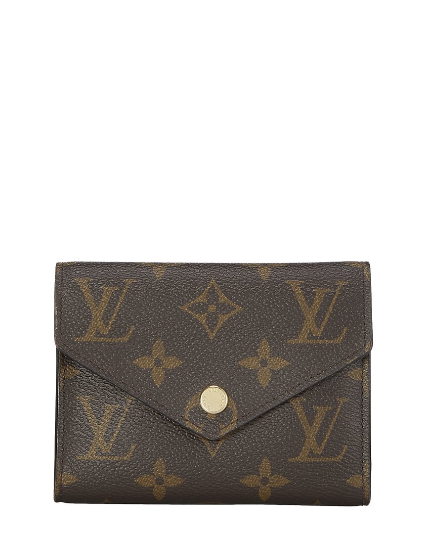 Louis Vuitton Brown Monogram Canvas Victorine Wallet (   )