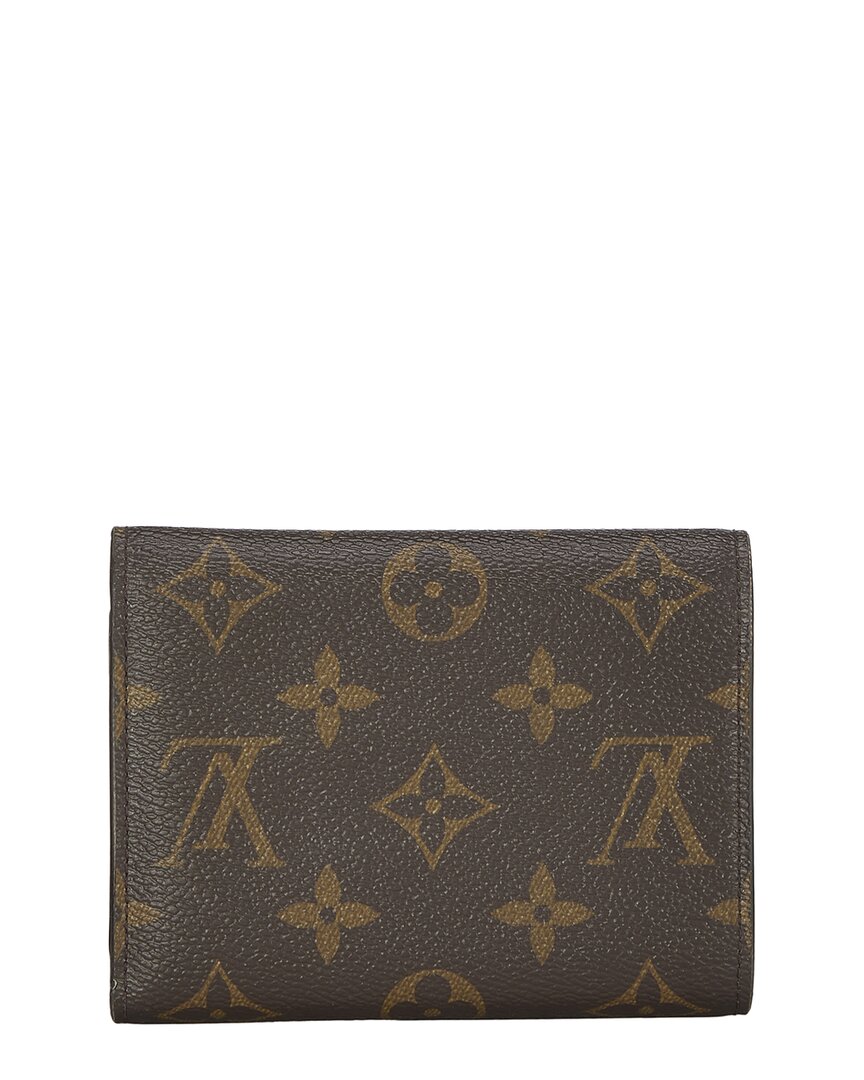 Louis Vuitton Brown Monogram Canvas Victorine Wallet (   )