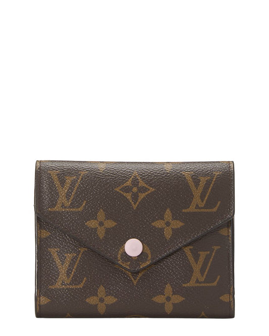 Louis Vuitton Brown Monogram Canvas Victorine Wallet (   )