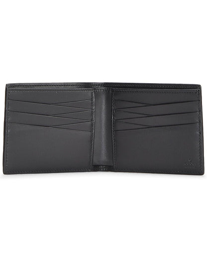 Gucci Black Guccissima Leather Guccissima Bi-Fold Wallet (   )