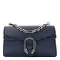 Dollar Calfskin Crystal Small Dionysus Shoulder Bag Blue Agata Montana Sapphire