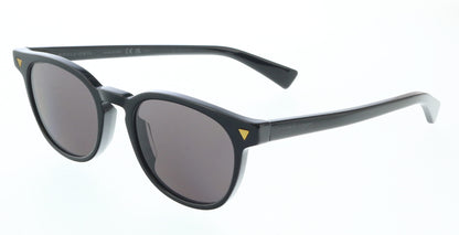 Bottega Veneta BV1253S-001 Black Round Sunglasses  Gold