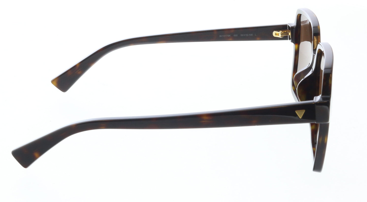 Bottega Veneta BV1317SK-002 Oversized Square Tortoiseshell