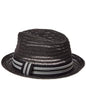 Bruno Magli Packable Open Weave Triby Straw Hat