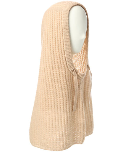 Hannah Rose Waffle Stitch Cashmere Balaclava