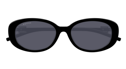 Gucci GG1684SA-001 Black round Ladies Sunglasses
